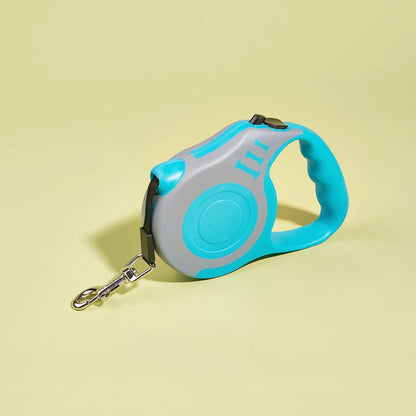 3m/5m Retractable Dog Leash – Durable Nylon Lead for Small, Medium & Large Dogs & Cats