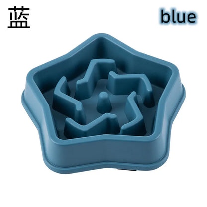 Slow Feeder Pet Bowl – Anti-Choking Non-Slip Feeding Dish for Dogs & Cats
