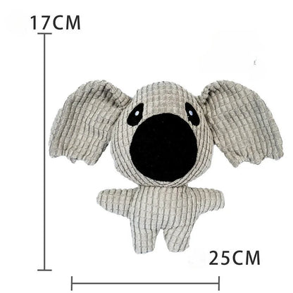 Sleeping Duck Plush Dog Toy – Squeaky Bite-Resistant Chew Toy for Small Dogs
