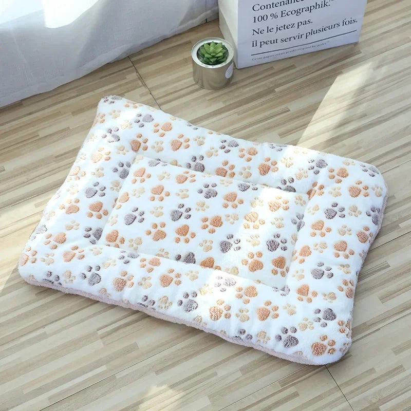 Double-Sided Plush Pet Mat – Soft Warm Cushion Blanket for Cats & Small Dogs