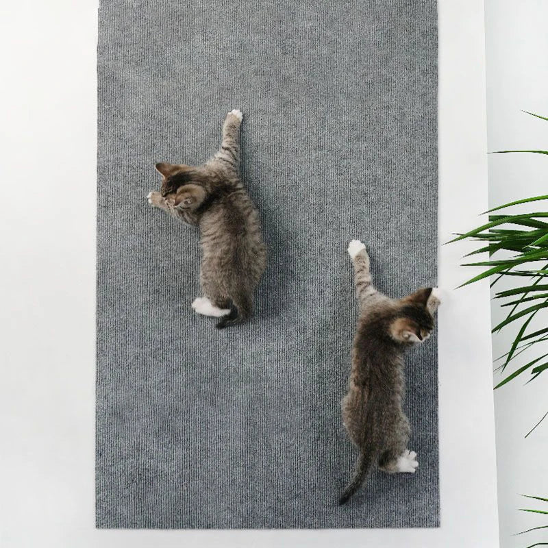 Self-Adhesive Cat Scratch Protector Mat – Trim-to-Fit Furniture & Sofa Guard