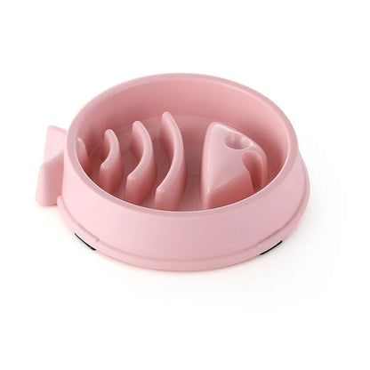 Slow Feeder Pet Bowl – Anti-Choking Non-Slip Feeding Dish for Dogs & Cats