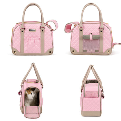 Truelove Breathable Pet Carrier Handbag – Stylish Travel Bag for Small Dogs & Medium Cats (TLX6971)
