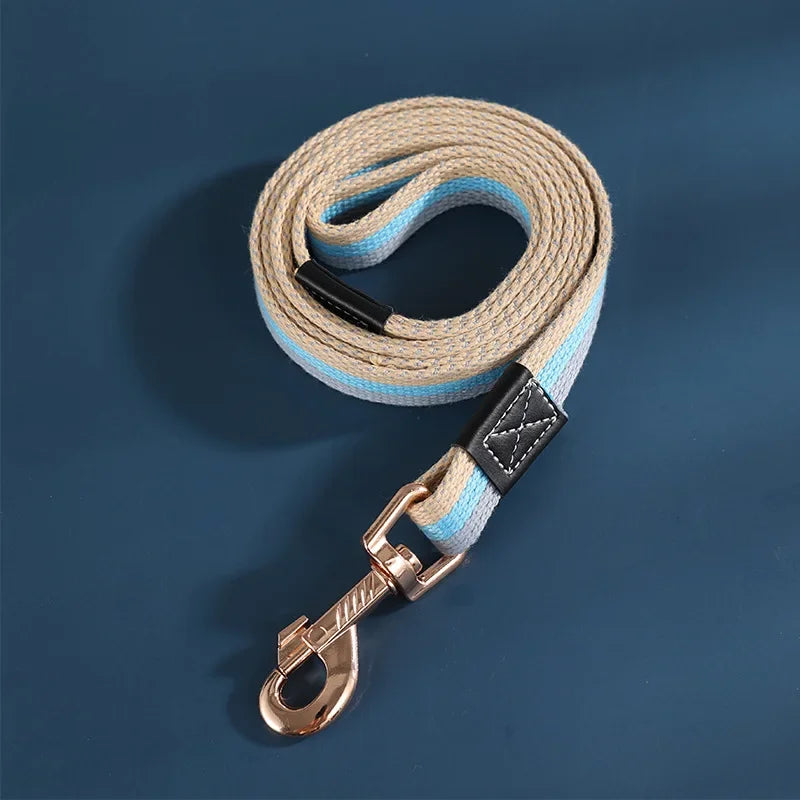 Dog Training Leash 2m Long Pet Lead Non-Slip Rubber Nylon Training Walking Rope Work Dog Leashes For Small Medium Large Big Dogs