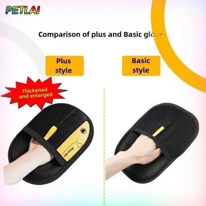 Reusable Pet Hair Remover Gloves – Electrostatic Grooming Brush for Dogs & Cats, Ideal for Clothes & Furniture