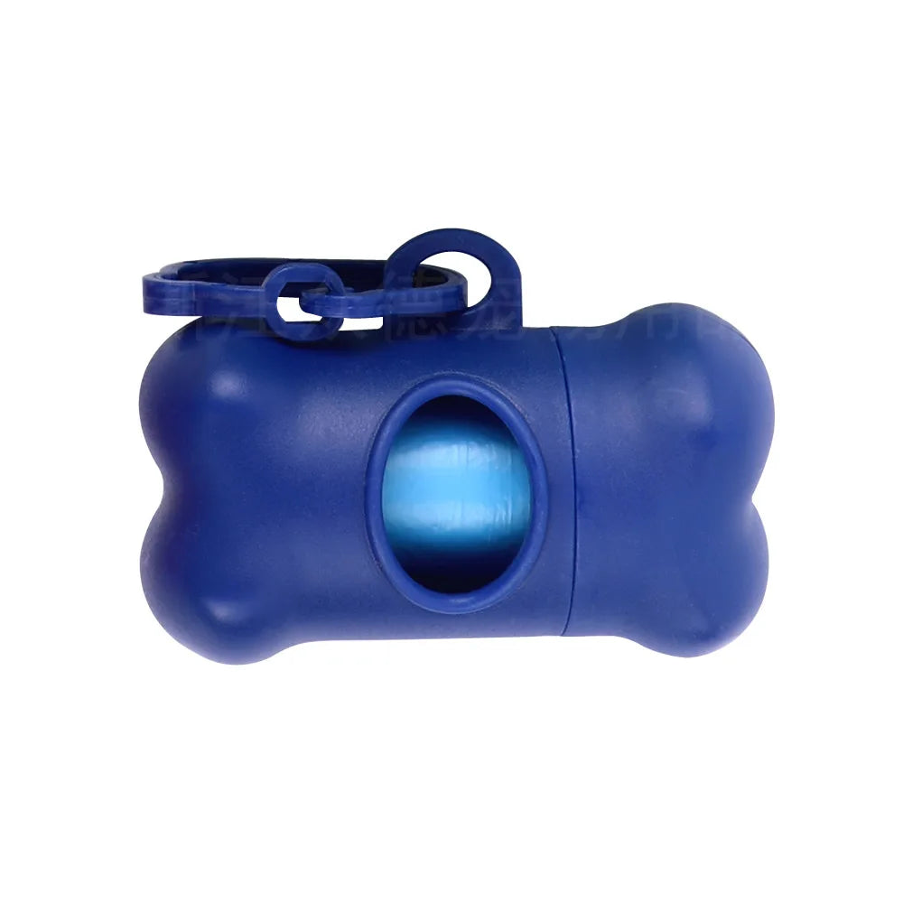 Bone-Shaped Dog Poop Bag Dispenser – Portable Holder for Waste Bags