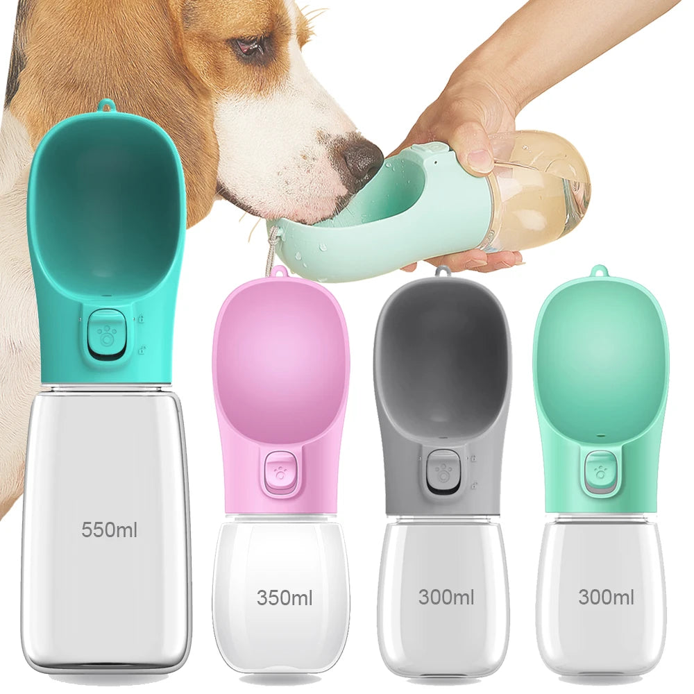 Portable Dog & Cat Water Bottle – Leakproof Travel Drinking Dispenser for Outdoor Pets