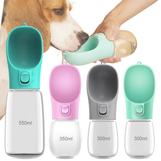 Portable Dog & Cat Water Bottle – Leakproof Travel Drinking Dispenser for Outdoor Pets