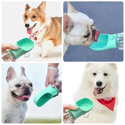 Portable Dog & Cat Water Bottle – Leakproof Travel Drinking Dispenser for Outdoor Pets
