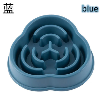 Slow Feeder Pet Bowl – Anti-Choking Non-Slip Feeding Dish for Dogs & Cats
