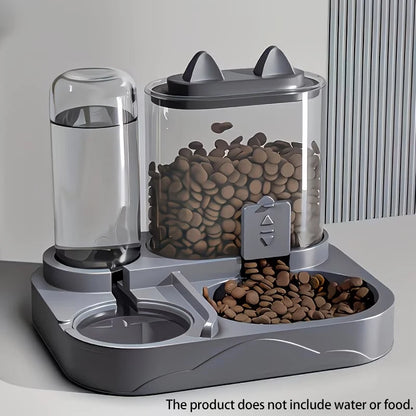 2-in-1 Pet Food & Water Dispenser – Travel Feeding Bowl for Dogs & Cats (No Battery Required)
