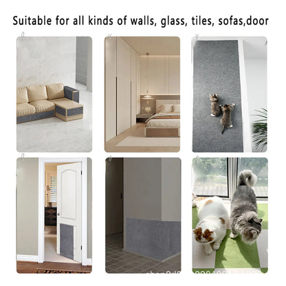 Self-Adhesive Cat Scratch Protector Mat – Trim-to-Fit Furniture & Sofa Guard