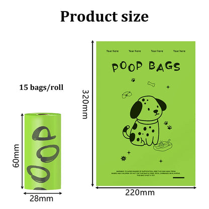 Biodegradable Dog Poop Bags with Dispenser – Leakproof, Extra Thick Lavender-Scented