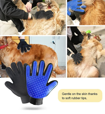 Silicone Pet Grooming Brush & Bath Glove – Massage Comb for Dogs & Cats