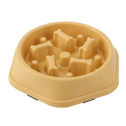 Slow Feeder Pet Bowl – Anti-Choking Non-Slip Feeding Dish for Dogs & Cats