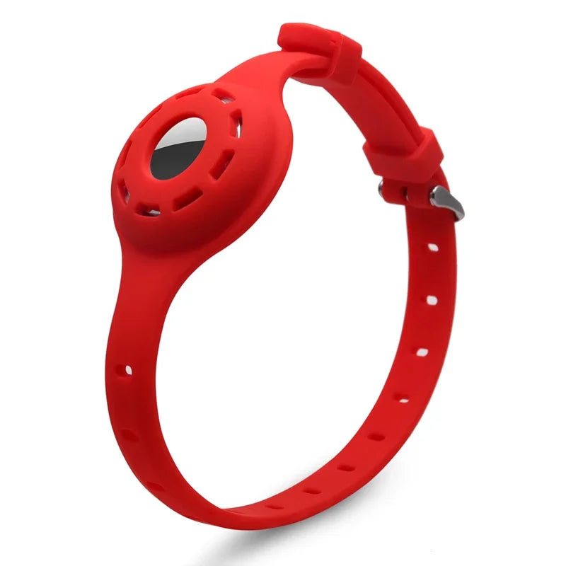 Silicone Cat Collar for Apple AirTag – Adjustable Anti-Lost Pet Tracker Holder