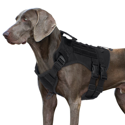 Tactical Dog Harness for Large Dogs – Heavy-Duty Anti-Slip Outdoor Walking Vest