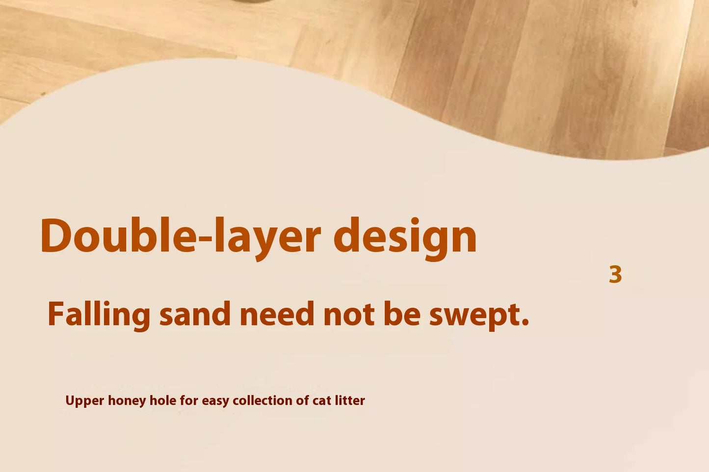 Double-Layer Waterproof Cat Litter Mat – Non-Slip, Washable Floor Protector for Pets