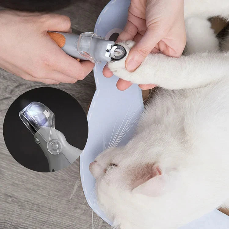 Professional LED Pet Nail Clippers – Precision Grooming Tool for Dogs & Cats