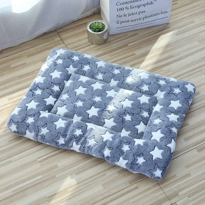 Double-Sided Plush Pet Mat – Soft Warm Cushion Blanket for Cats & Small Dogs