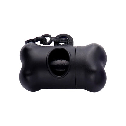 Bone-Shaped Dog Poop Bag Dispenser – Portable Holder for Waste Bags