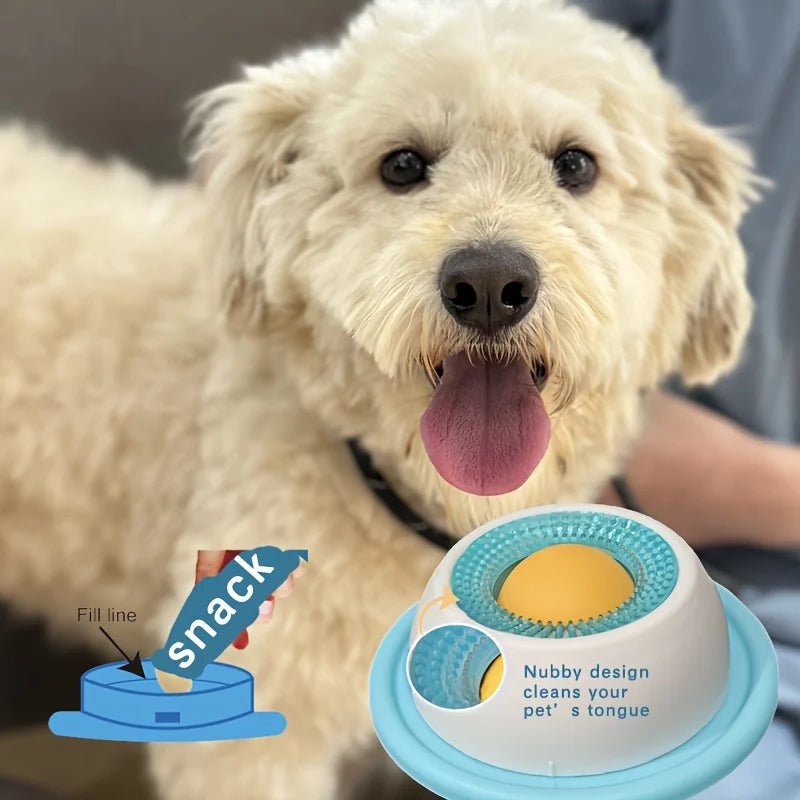 Pet Lick Mat for Dogs & Cats – Interactive Snack Plate for Dental Health & Stress Relief