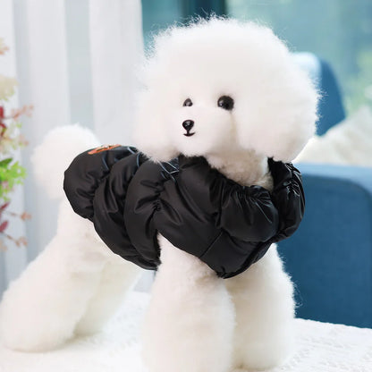 Warm Padded Dog Jacket – Soft Winter Coat for Small & Medium Dogs (Chihuahua, French Bulldog, Poodle)