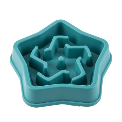 Slow Feeder Pet Bowl – Anti-Choking Non-Slip Feeding Dish for Dogs & Cats