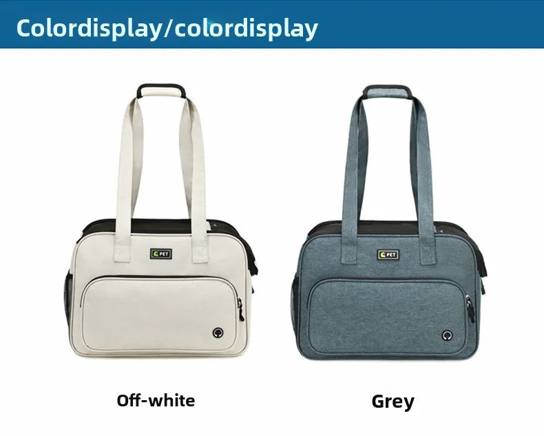 Portable Pet Carrier Bag – Large Capacity Travel Bag for Small Dogs & Cats