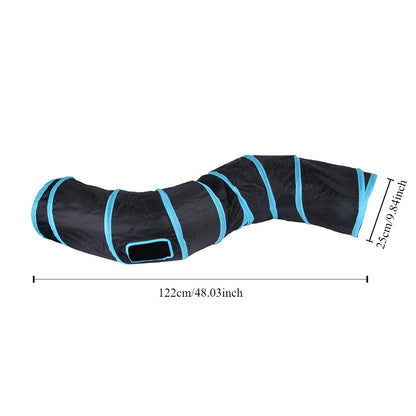 Foldable Cat Tunnel Toy – Interactive Play Tunnel for Kittens & Cats