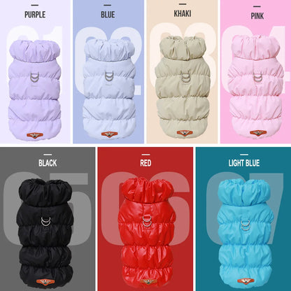 Warm Padded Dog Jacket – Soft Winter Coat for Small & Medium Dogs (Chihuahua, French Bulldog, Poodle)