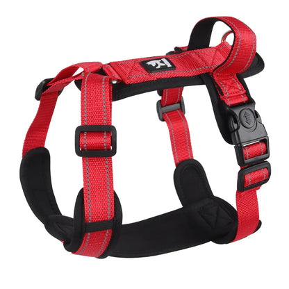 Reflective Dog Harness with Handle – Adjustable Vest for Easy Control, Ideal for Small & Medium Dogs
