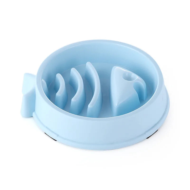 Slow Feeder Pet Bowl – Anti-Choking Non-Slip Feeding Dish for Dogs & Cats