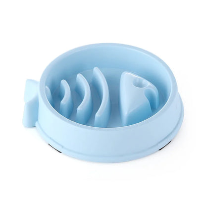 Slow Feeder Pet Bowl – Anti-Choking Non-Slip Feeding Dish for Dogs & Cats