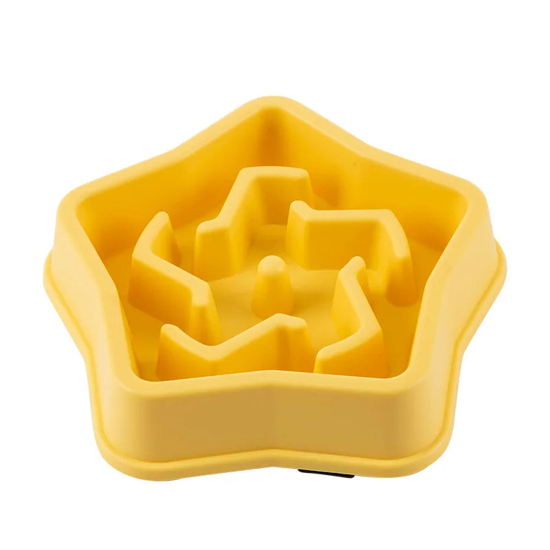 Slow Feeder Pet Bowl – Anti-Choking Non-Slip Feeding Dish for Dogs & Cats